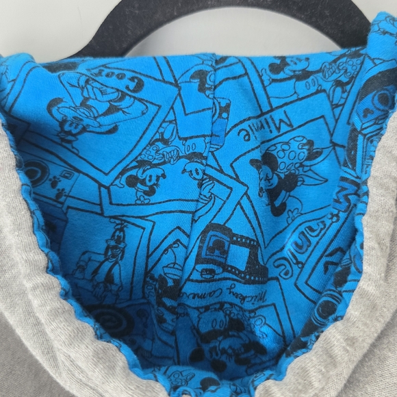 Disney Donald Duck Gray Hoodie Sz Small - Picture 5 of 13